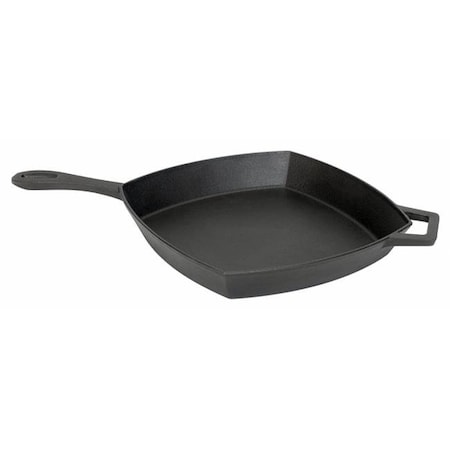 Bayou Classic Bayou Classic 7433 12 in. Cast Iron Square Skillet; Black 7433